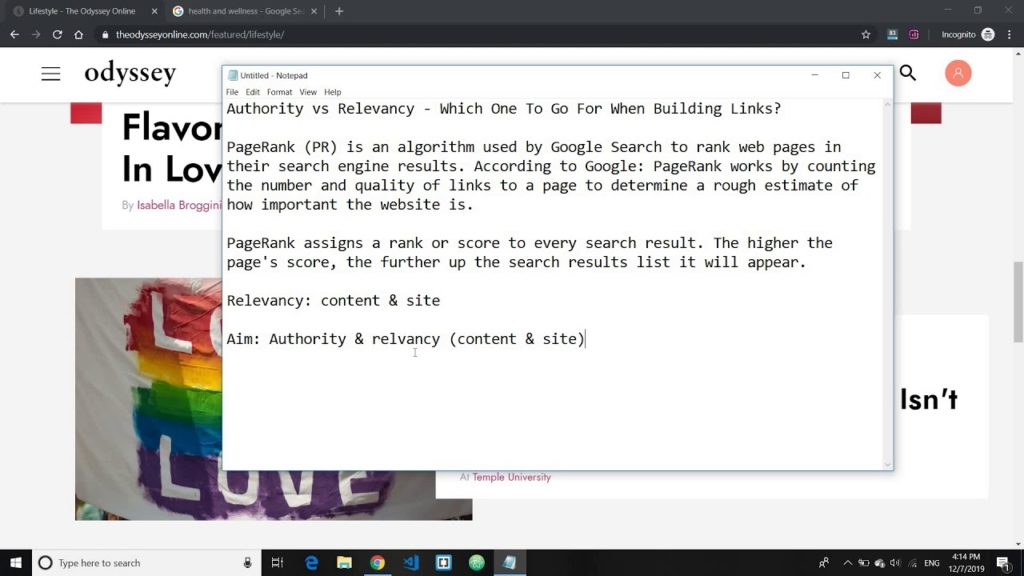 Link Building 2020: Authority vs Relevancy & Which One To Choose