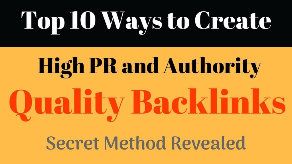 10 Ways to Create High Quality Backlink | Paid Method for Free