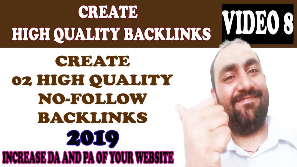 How to build high domain authority free SEO nofollow backlinks -  2019