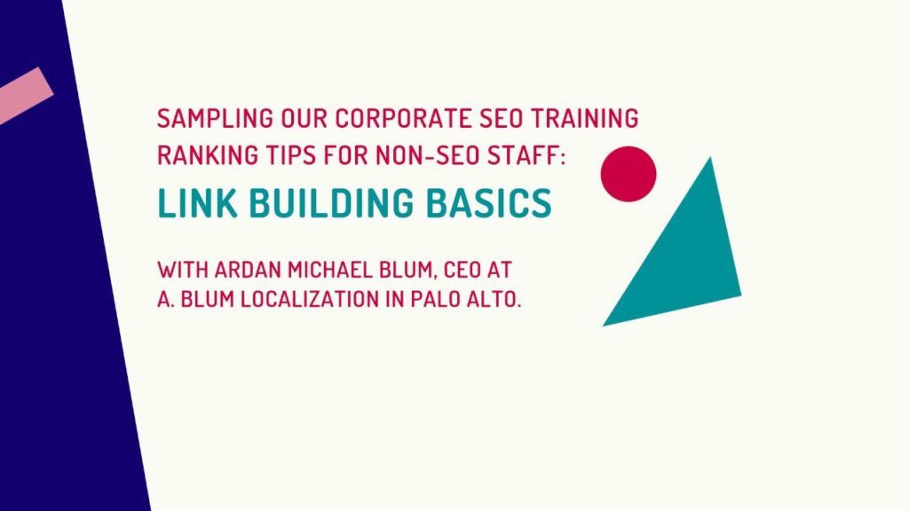 Corporated SEO Training | Topic: VALIDATION with OUTBOUND LINKS