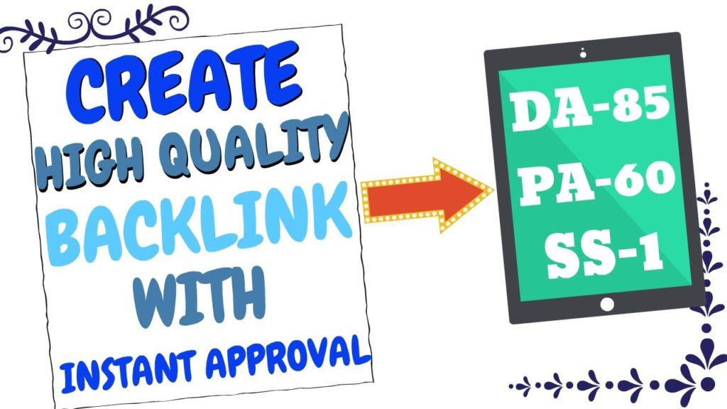 Create Backlink With Instant Approval And Increase Website Traffic