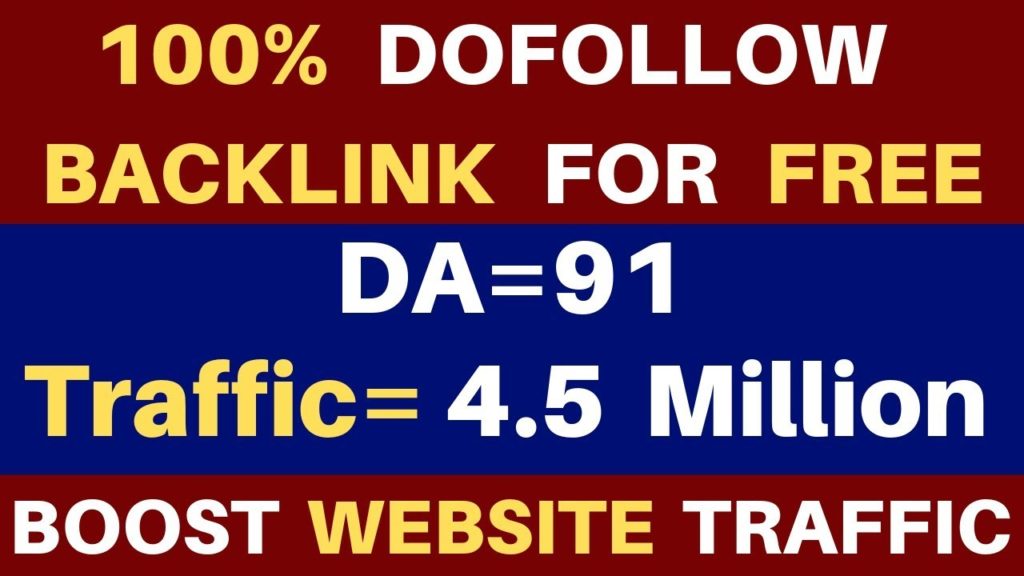 Create High Quality Dofollow BackLinks | High DA PA Sites