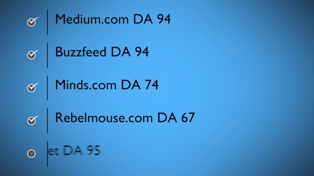 High Domain Authority(DA) link building for SEO Boost