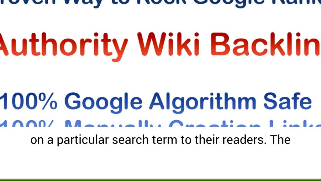 Proven 40 Authority Wiki Backlinks to Rock Google Ranking for $1 1