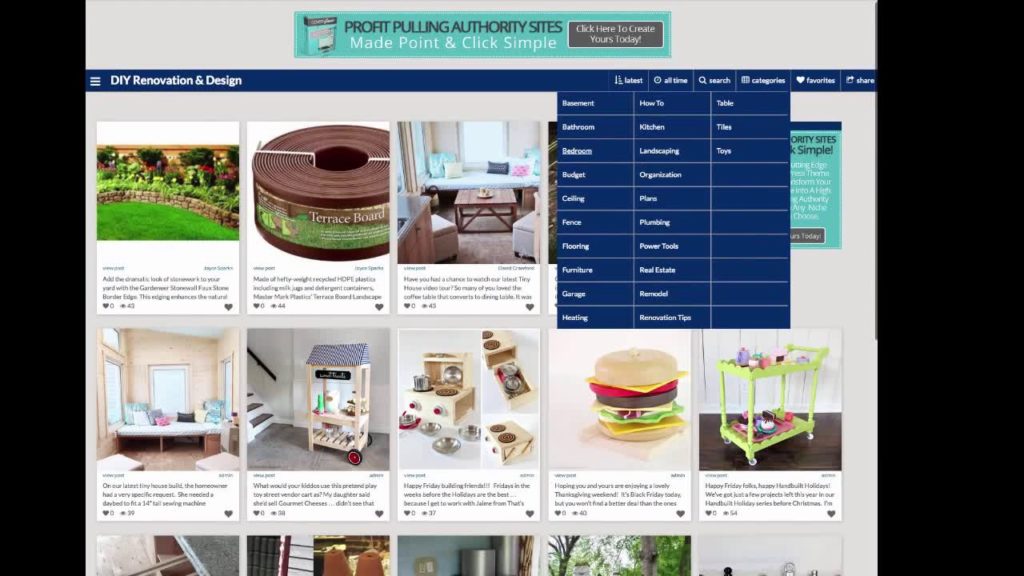 quickly and easily build high quality authority websites in any niche- Covert Gawkr