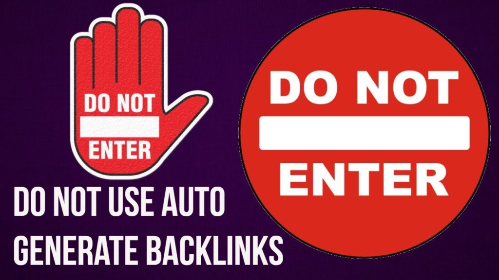 Do Not Use Auto Generate Backlinks | What is Spam Backlinks | Backlink Generator Tool