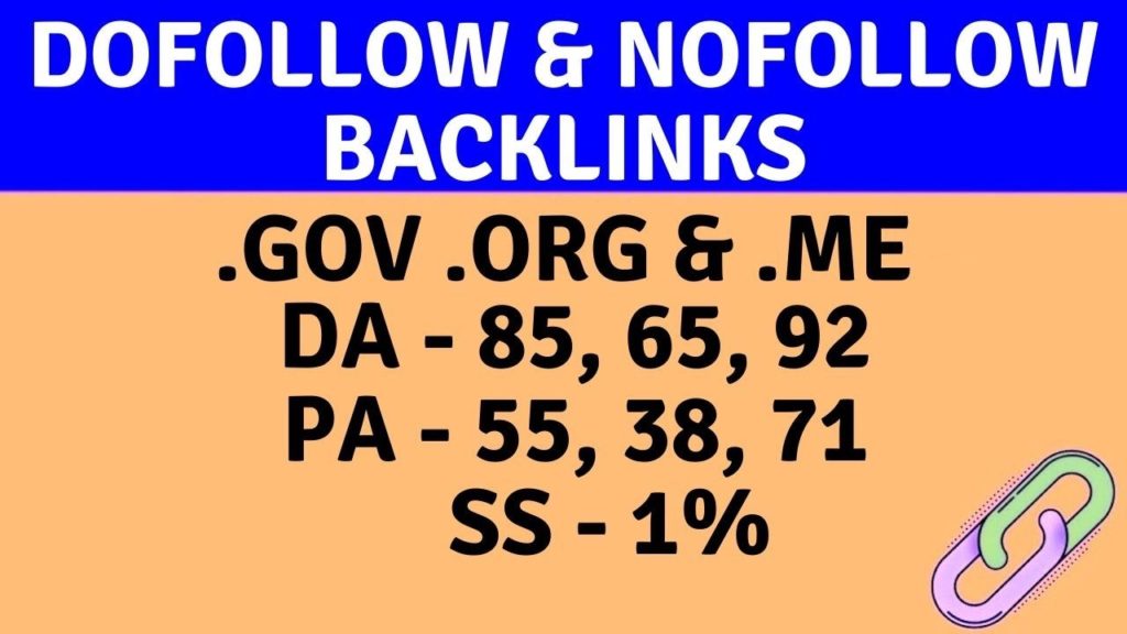 Dofollow backlinks & Nofollow backlinks from high authority .gov .org & .me website  2019 (Hindi)
