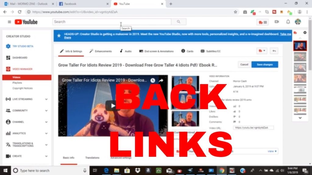 Free Backlinks For Youtube Videos - How To Rank Youtube Video By Making 50,000 Backlinks | 2019