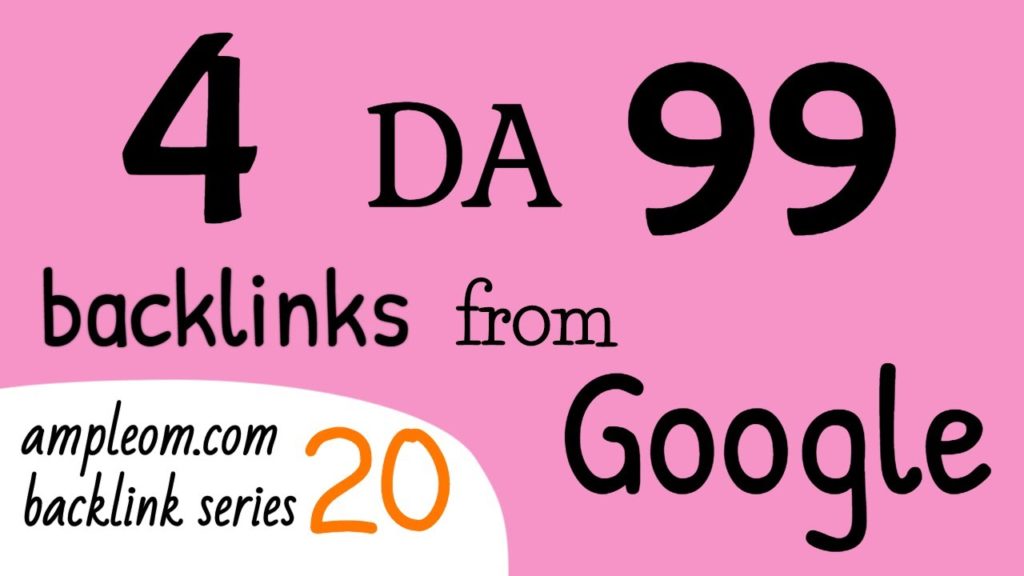 Get 4 DA 99 dofollow backlinks
