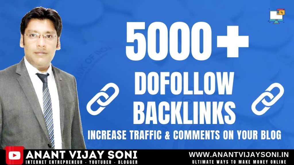 Get 5000+ Free DoFollow Backlinks for any blog -  Increase Traffic & Comments on Your Blog - Hindi