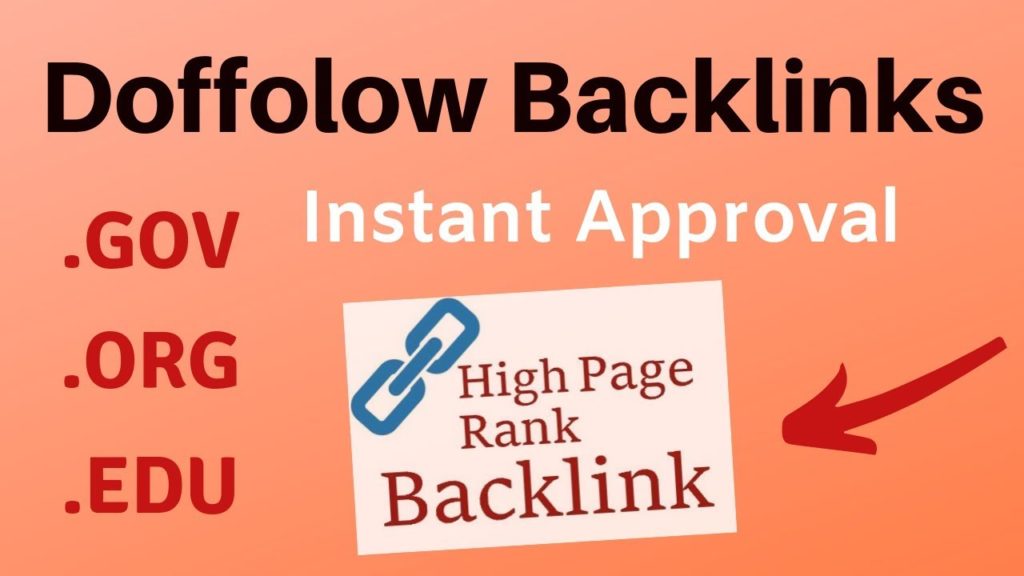 Get do follow backlinks from High DA, PA with instant approval website
