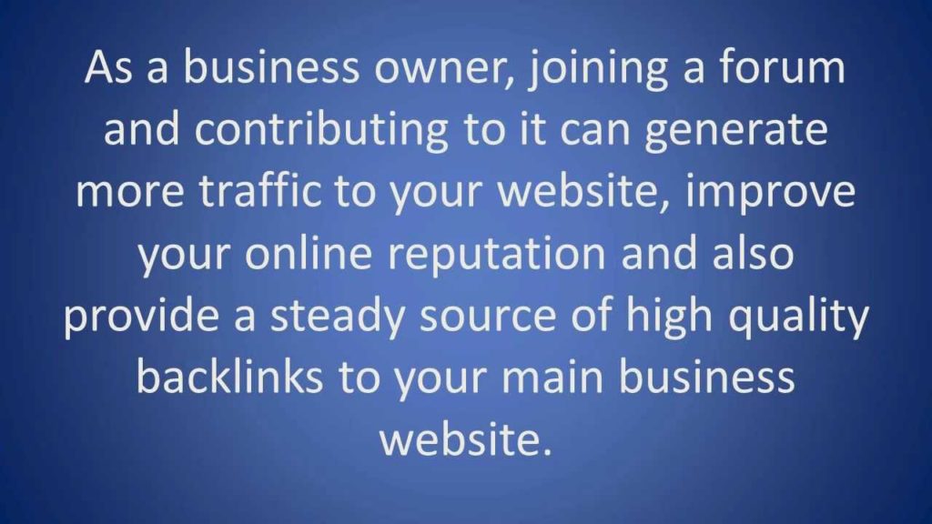 Google SEO Guide: Tips on how to create forum backlinks