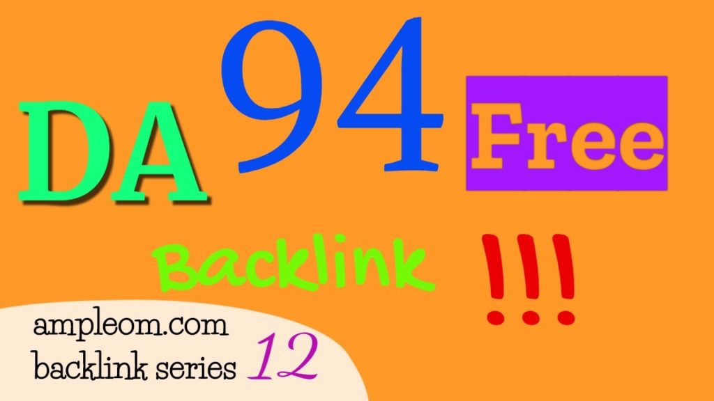 High Authority(94) Free Backlink Guide