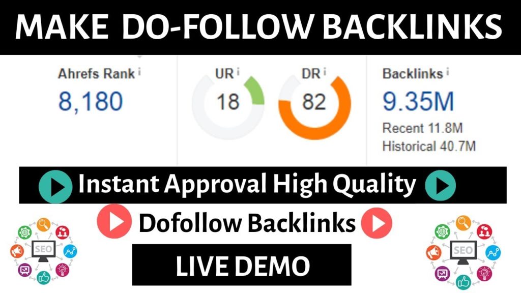 High Domain Authority Instant Approval Dofollow Backlinks Boost Your Website Traffic