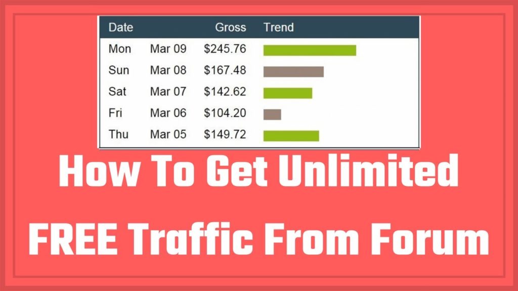 How To Get Unlimited FREE Traffic From Forum