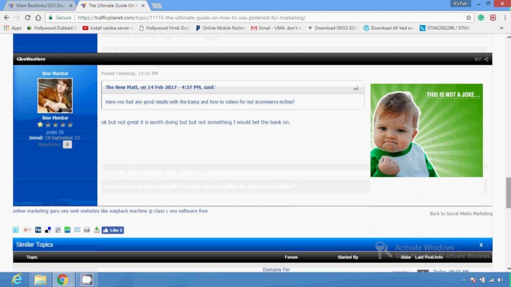 How to do forum posting in Seo