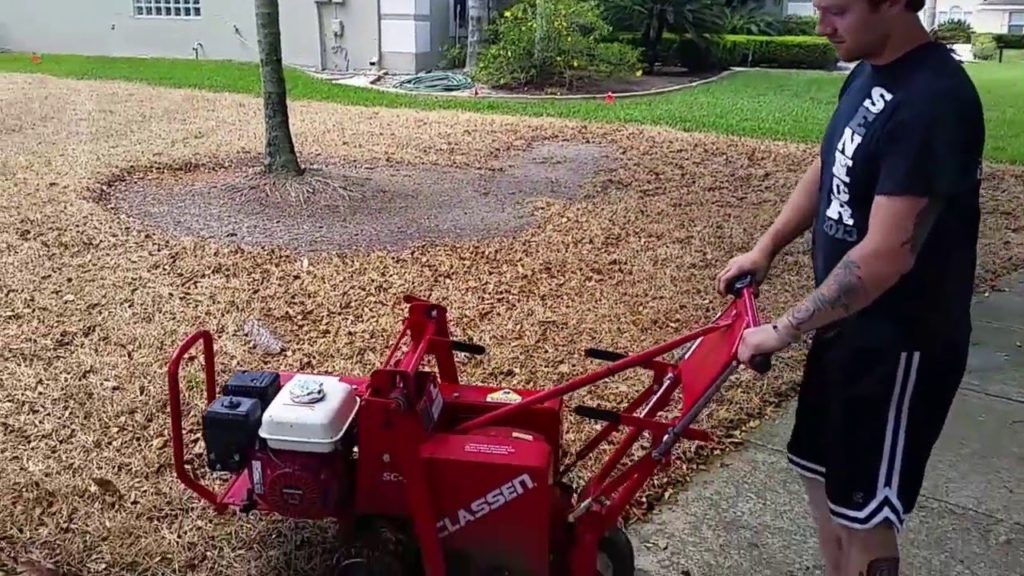 Sod removal process. Grass removal with a sod cutter - How To Remove Grass _ How To Remove Sod