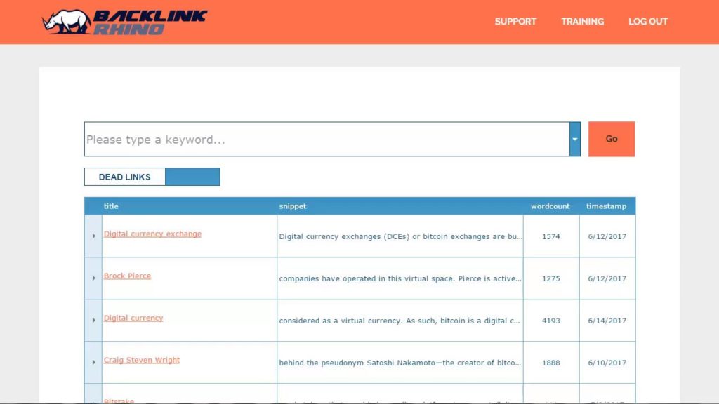 Backlink Rhino Review Demo - Find Expired Domains With Wikipedia Backlinks