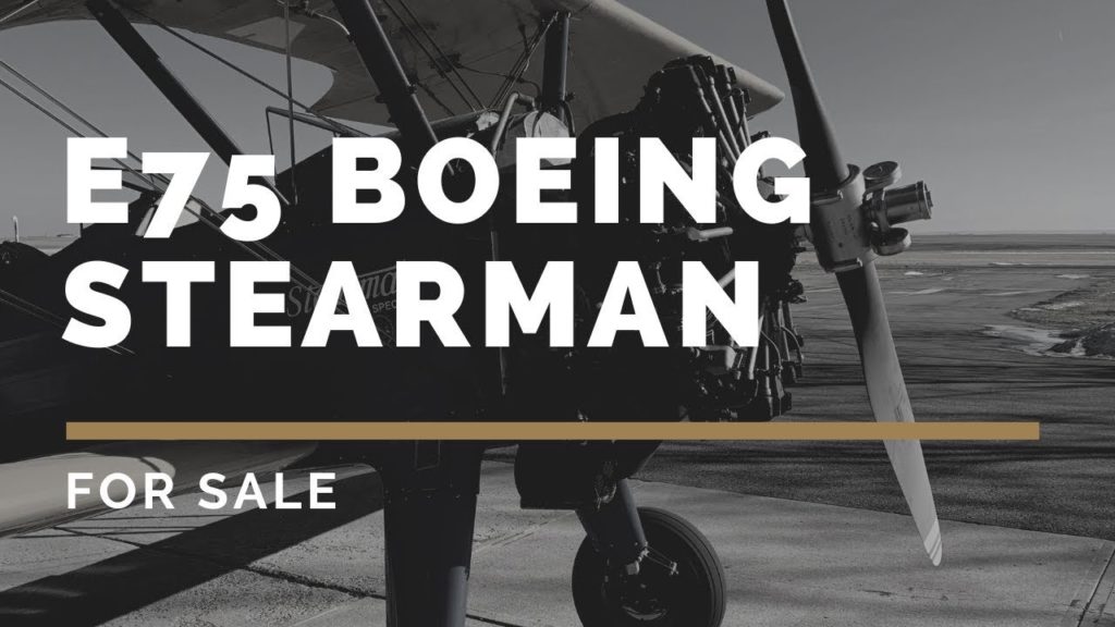 E75 Boeing Stearman For Sale