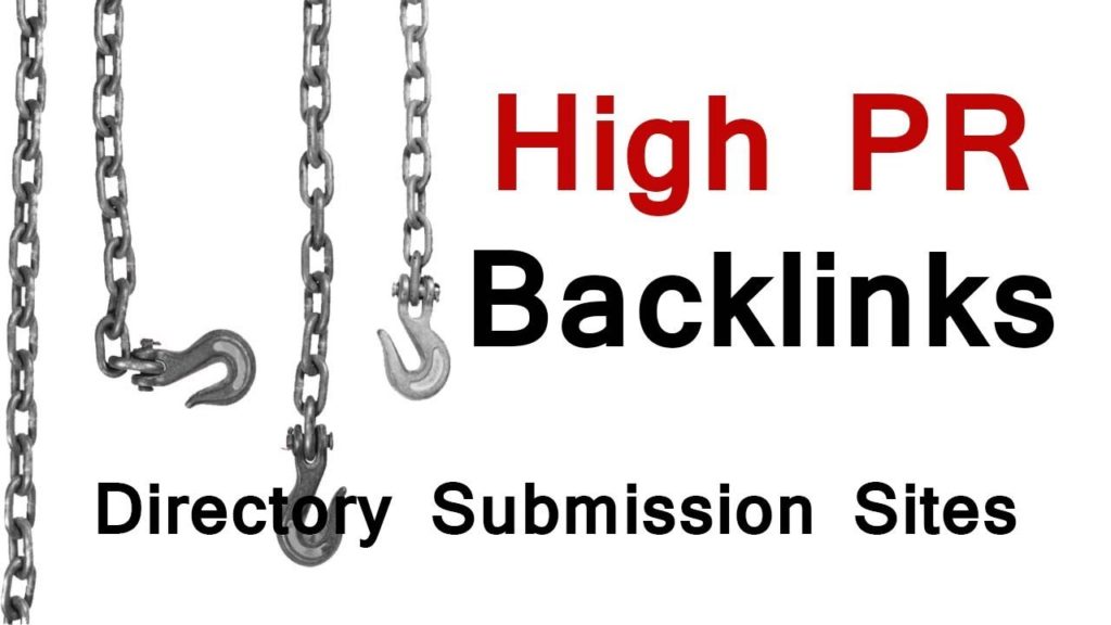 High PR Backlinks | Directories Submission Sites List
