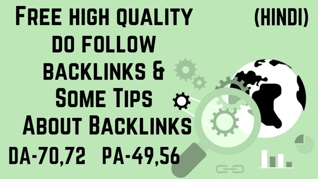 High domain authority free SEO dofollow backlinks for your websites (Hindi)