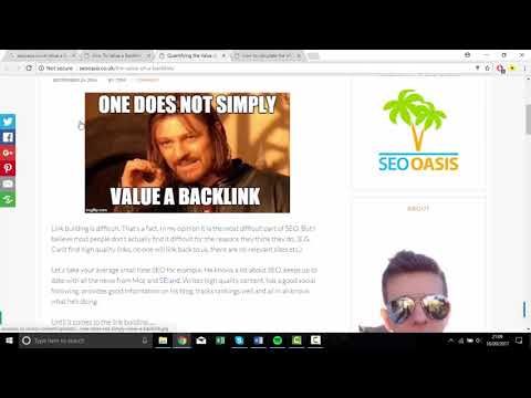 How to “value” a backlink? Link Worth? – Link building Tip #14