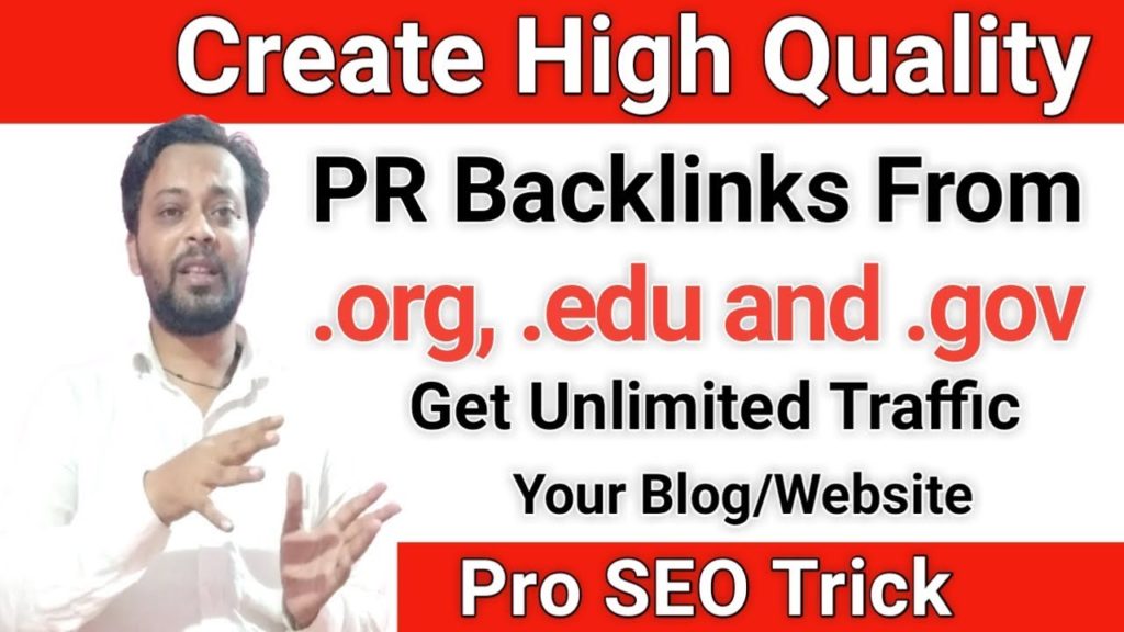 How to Create High PR Backlink from .edu .gov and .org Website (Hindi)