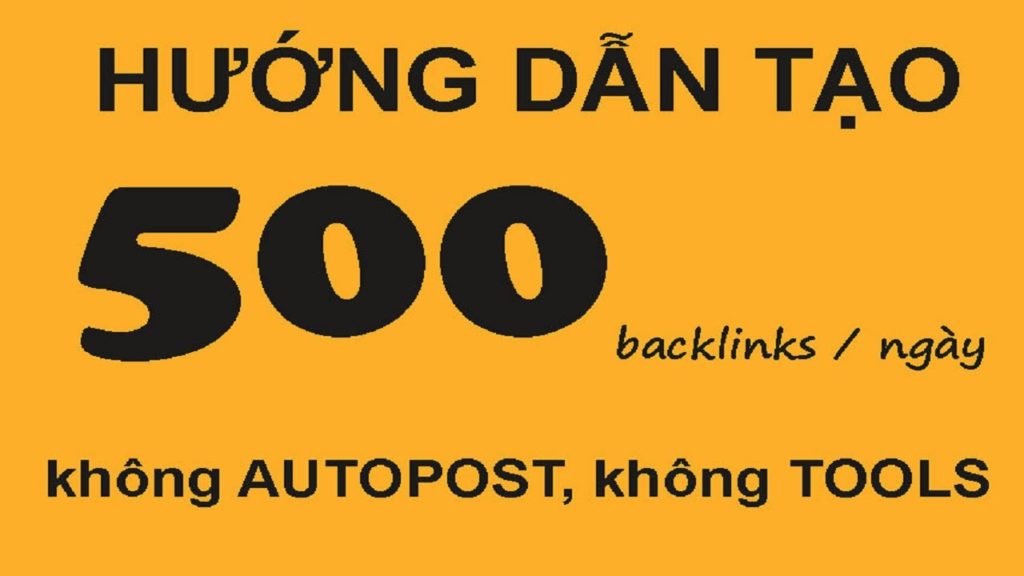 [NHẬT TOP SEO] Hướng dẫn cách đi 500 backlink trong 1 ngày, tôi đã làm được, còn bạn?