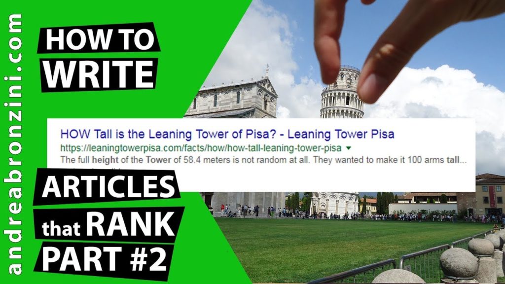 Niche Site: Ranking on Page ONE in TWO Weeks