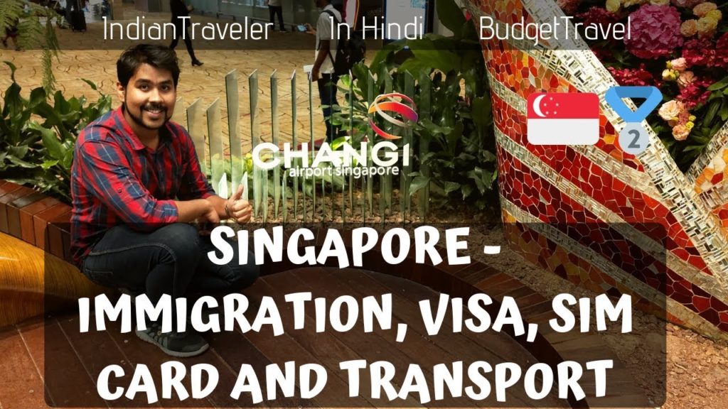 SINGAPORE IMMIGRATION PROCEDURE VISA AND SIM CARD VLOG#2