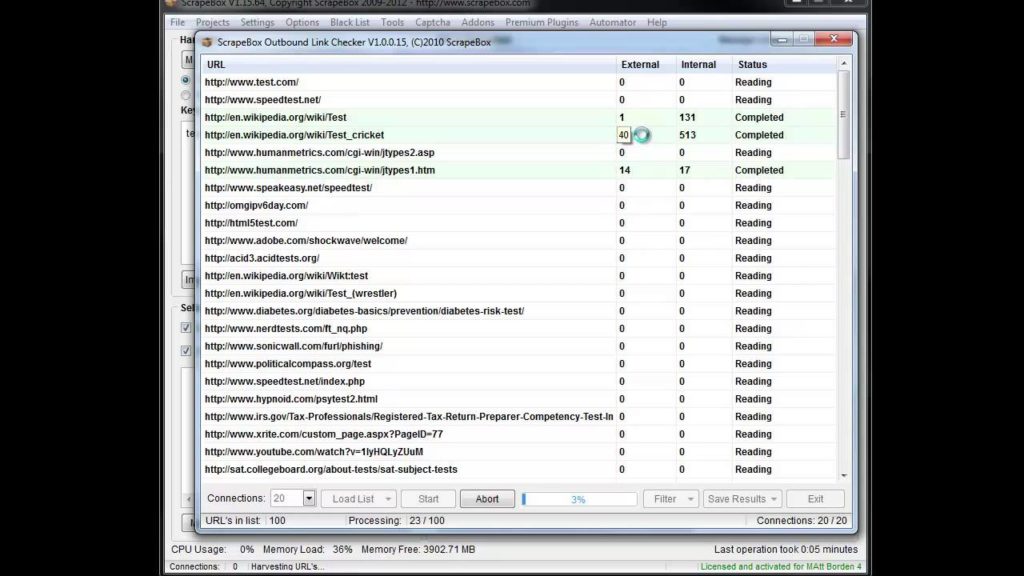 Scrapebox Out Bound Link Checker Addon - Mass check the number of outbound links on a url