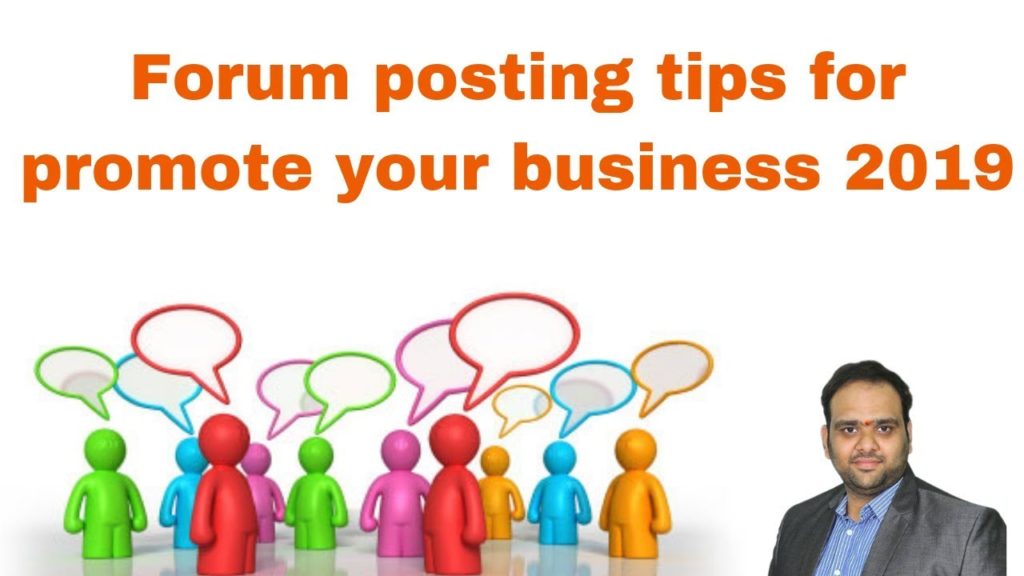 forum posting tips for promote your business 2019