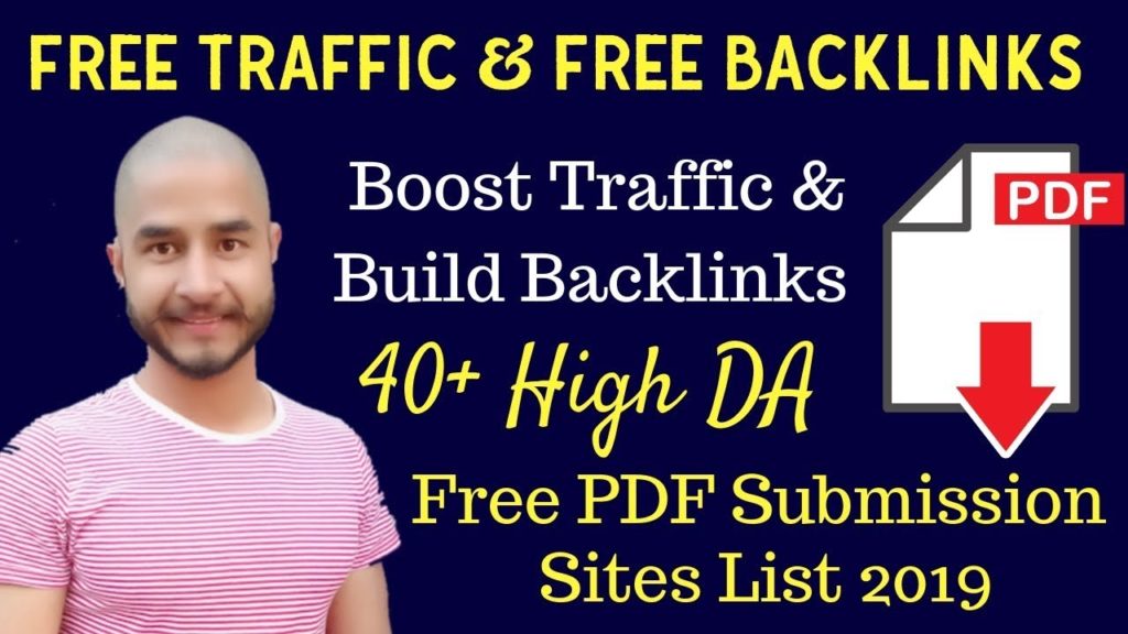 40+ Free High PR PDF Submission Sites List | off Page SEO for increase Traffic & Backlinks