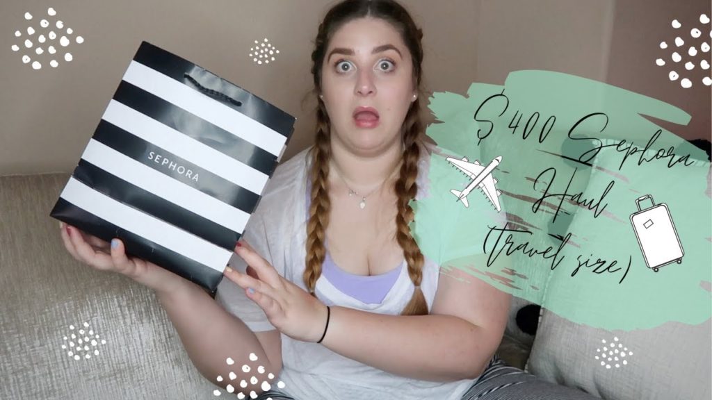 $400 Sephora Haul | Travel Size Makeup | SophiaEuphiaVlogs