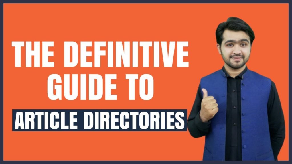 44. Build SEO Backlinks from Article Directory Submission Sites