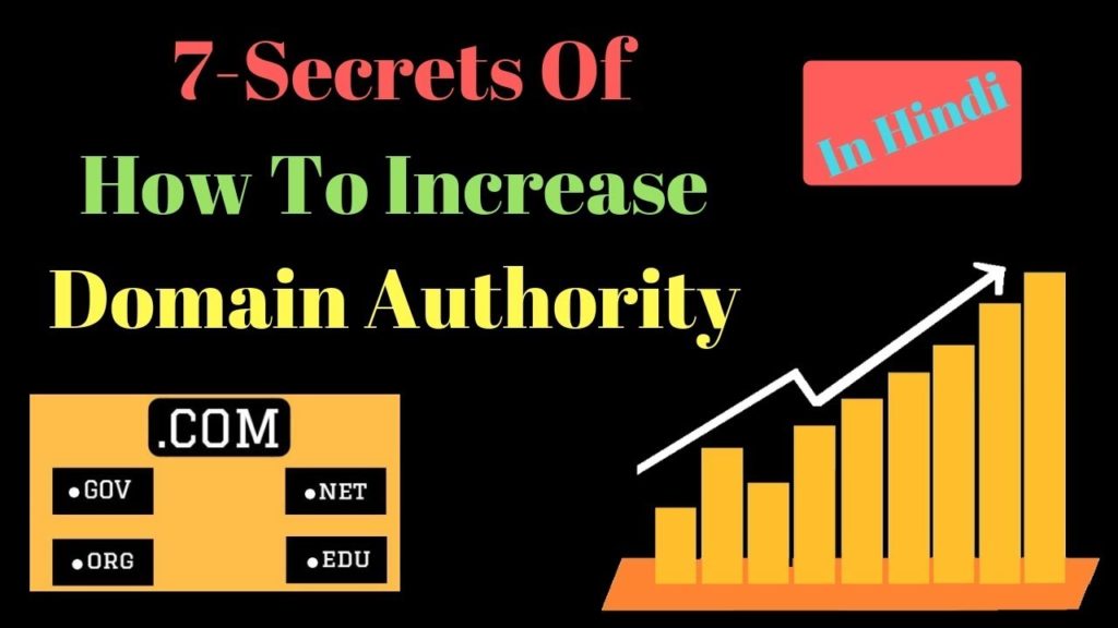 7 Secrets Of How To Increase Domain Authority | Definition [in Hindi]