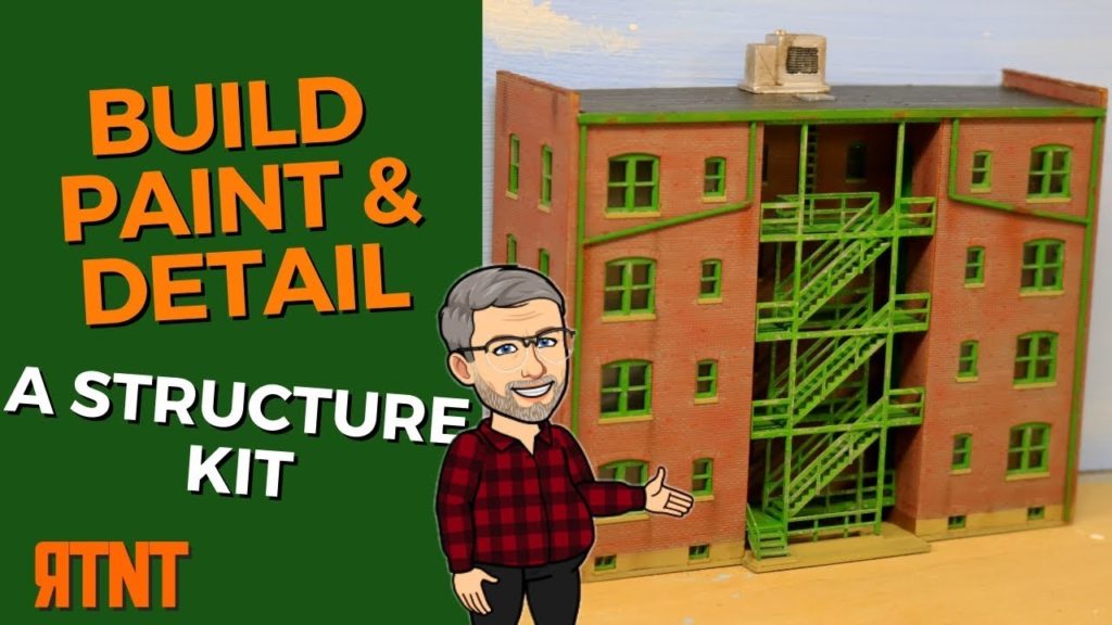 Build Paint And Detail A Background Apartment Building