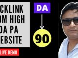 Create Free Do follow BAcklink from high DA PA website in Hindi