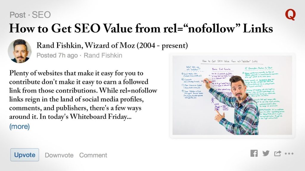 Getting SEO Value from rel="nofollow" Links - Whiteboard Friday