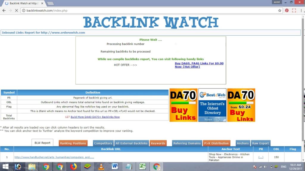 How to Check Competitors Backlinks Free?