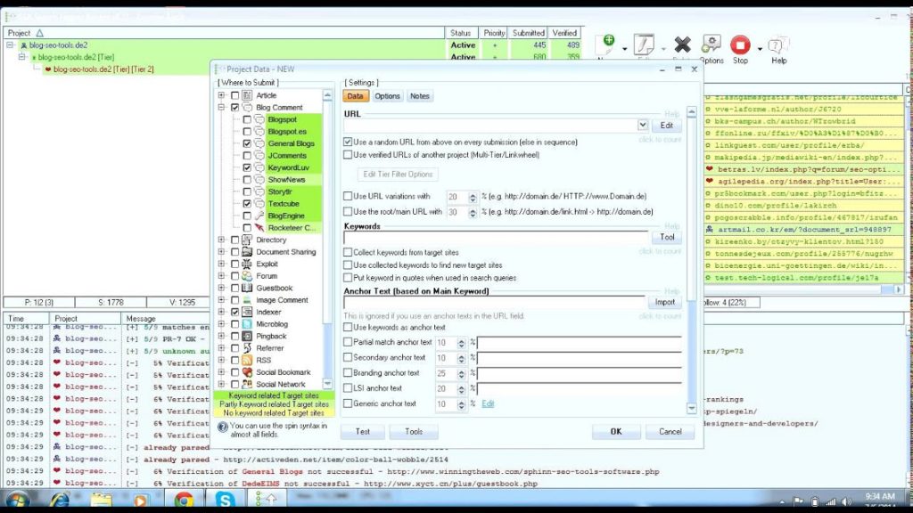I will create 6500 backlinks using GSA Search Engine Ranker
