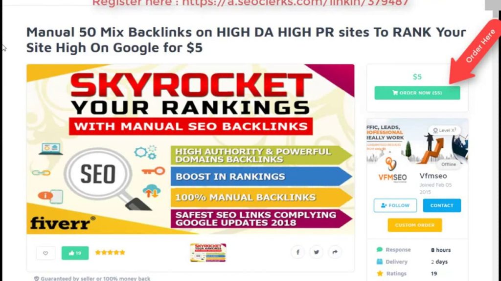 Manual 50 Mix Backlinks on HIGH DA HIGH PR sites To RANK Your Site On Google for