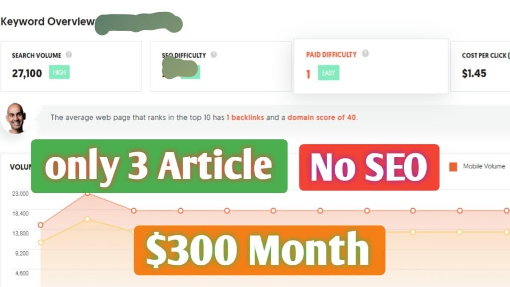 Micro Niche Blog Topic 2020 | Income $300 Month | Rank Without Backlinks