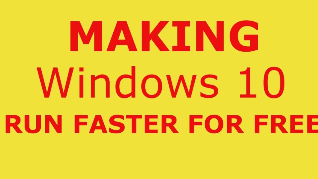 Optimize and Speedup Windows 10, 8, 7,  to MaxImum