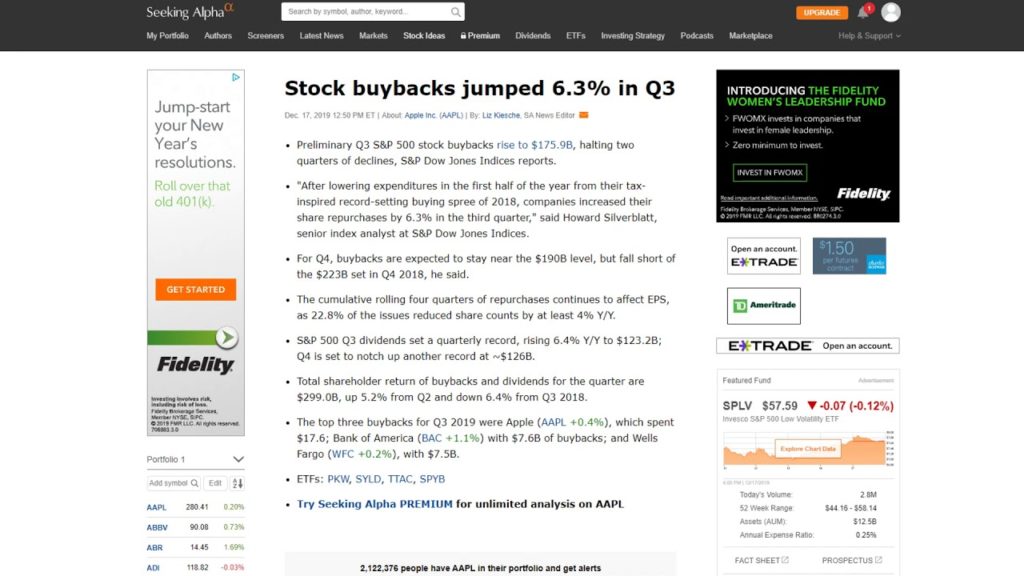 The Difference Between Stock Buyback and Dividends