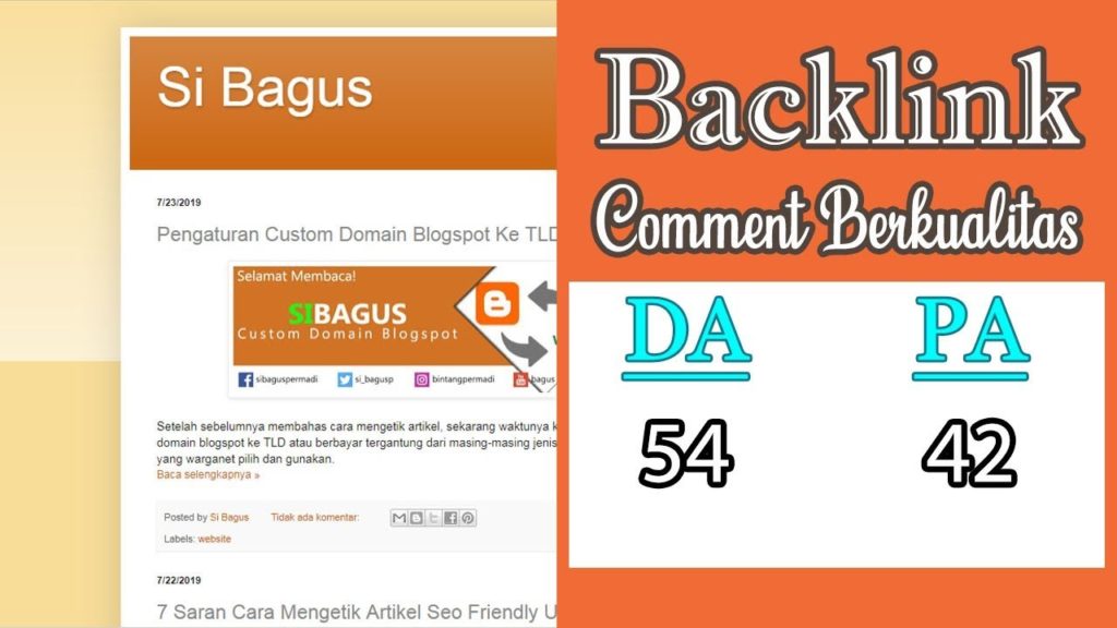 Tutorial Seo Building Backlink Berkualitas Jenis Comment