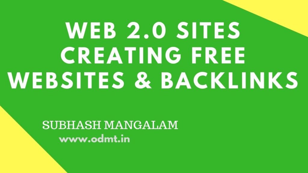 Web 2 0 Submission | Backlinks Building Strategy Off Page | Get High Quality Backlinks 2019