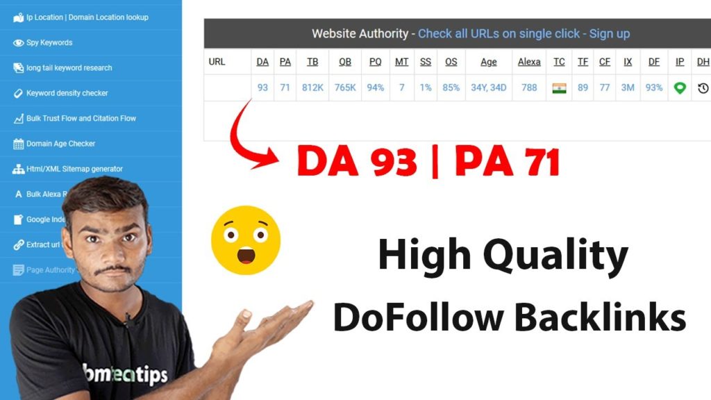 यह Popular Site फ्री मै दे रहा है High Quality DoFollow Backlinks