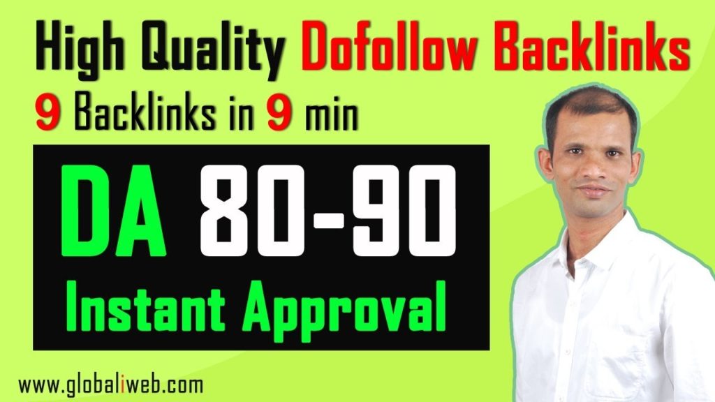 10 High DA Dofollow Backlinks Site List Instant Approval [DA 80-90]