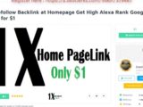 1X Dofollow Backlink at Homepage Get High Alexa Rank Google Rank for $1 On SEOCl